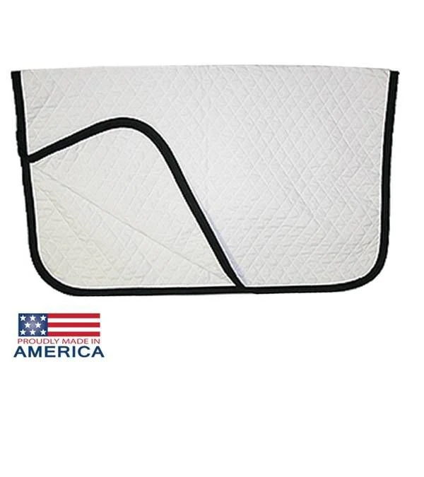 Jacks Baby Saddle Pad 27" x 33-1/2" White/Black - Image 7