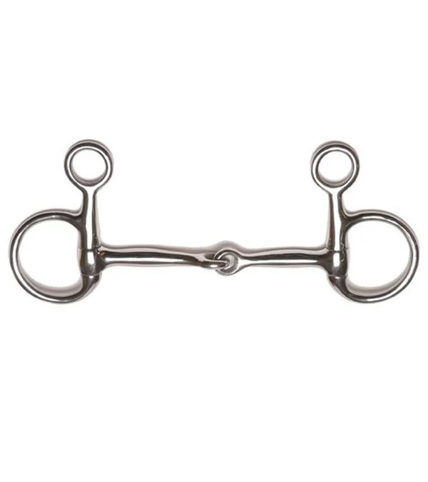 Jacks Baucher Training Snaffle Bit 5" Stainless St