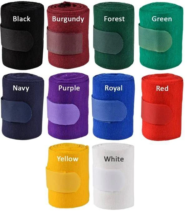 Jacks Cotton Turf Knit Bandages - Set of 4 4" x 9' - Image 3