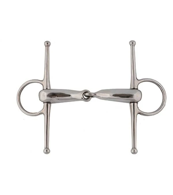 Jacks Hollow Jointed Full Mouth Cheek Bit 5" Stain