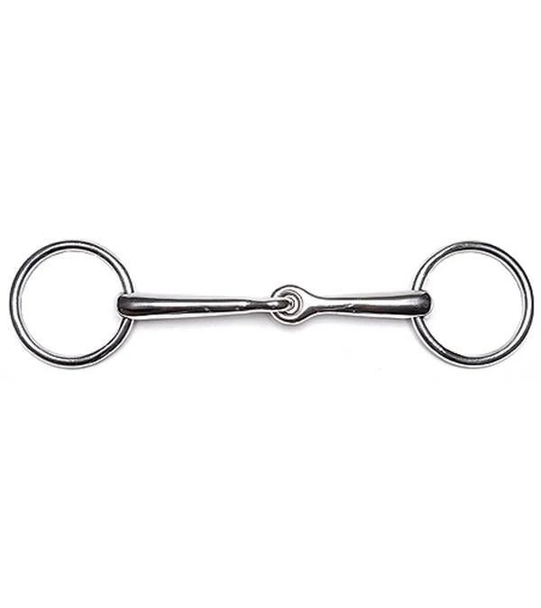 Jacks Loose 55mm Ring Snaffle Bit 5" Stainless Ste - Image 3