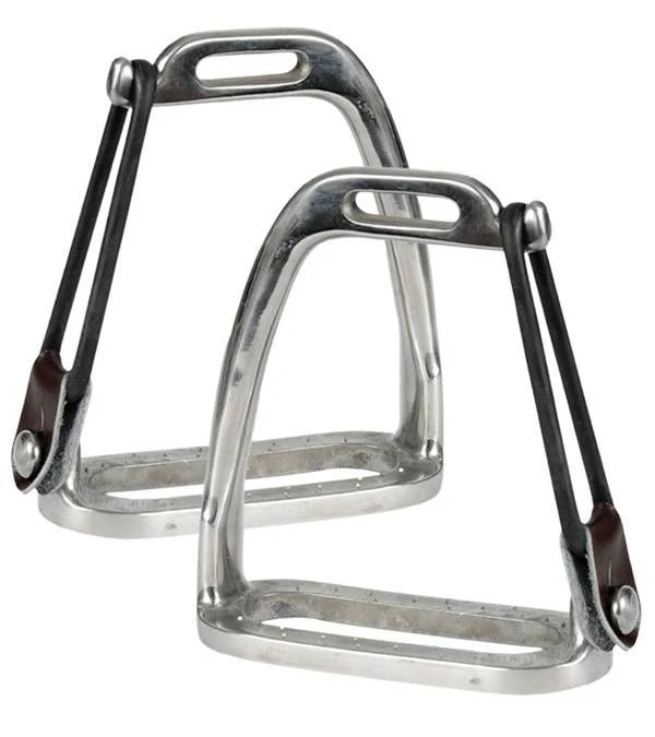 Jacks Peacock Safety Stirrups 3-1/2" Stainless Ste