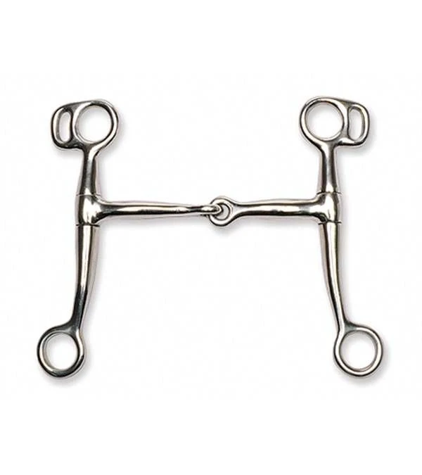 Jacks Tom Thumb Snaffle Bit 4-3/4" Stainless Steel