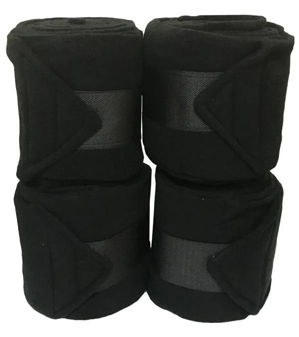 Jacks XL Polo Bandage 4 3/4" x 12' Black