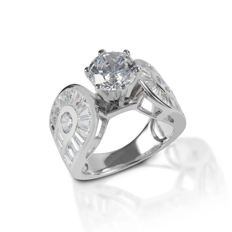 Kelly Herd .925 Sterling Round Horseshoe Ring 6 - Image 2