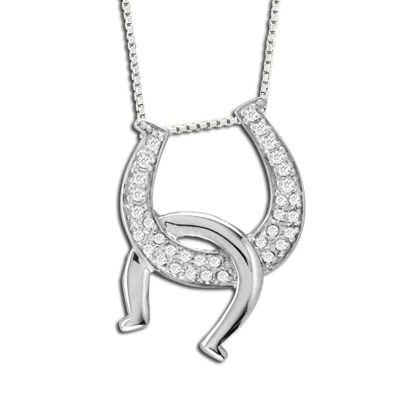 Kelly Herd Sterling Silver Horseshoe Pendant