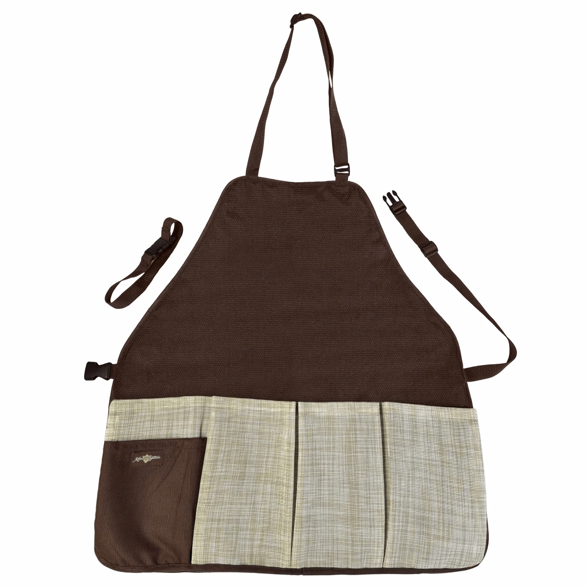 Kensington Grooming Apron Blue Ice Plaid - Image 6