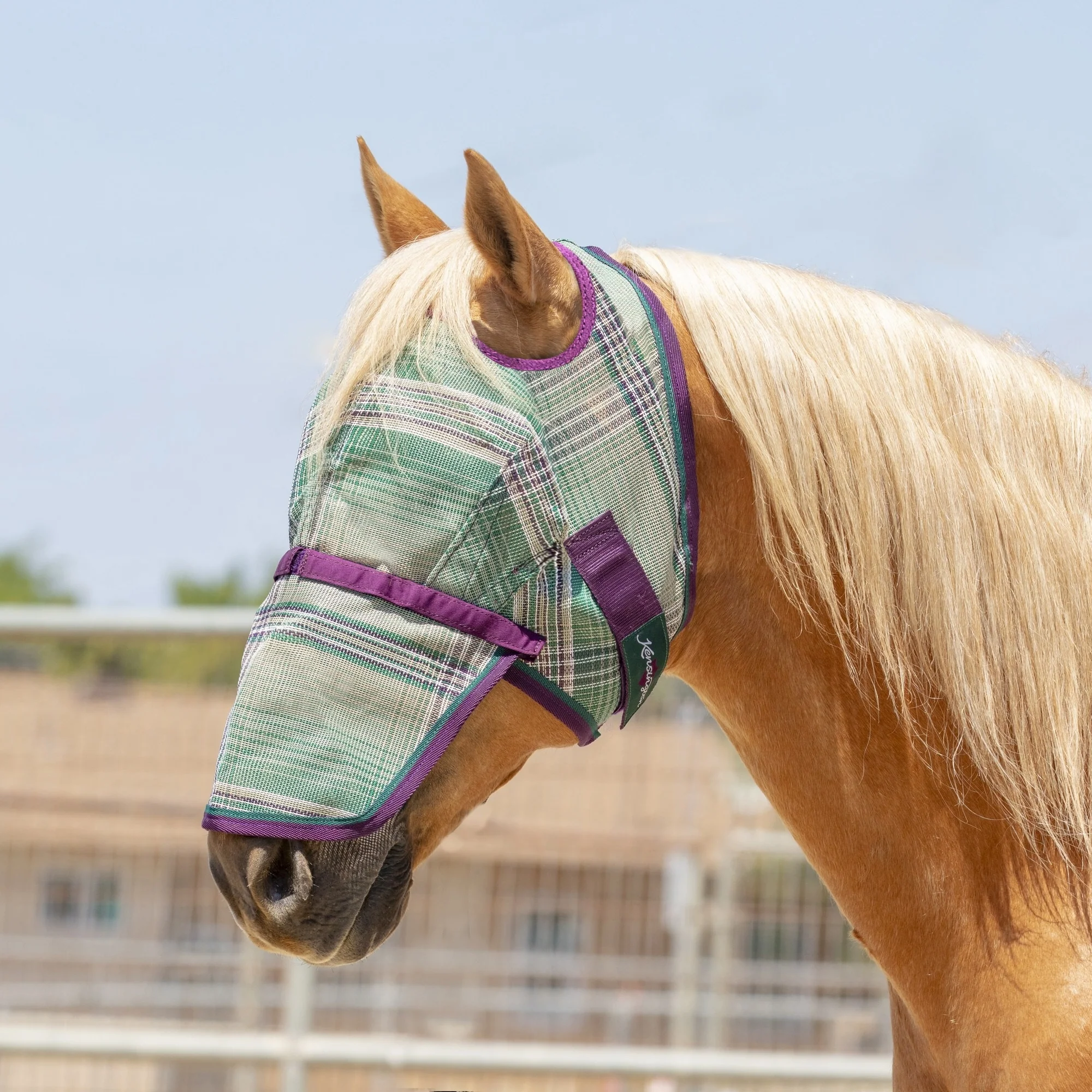 Kensington UV Fly Mask with Nose - Dual Ear & Forelock - Image 12