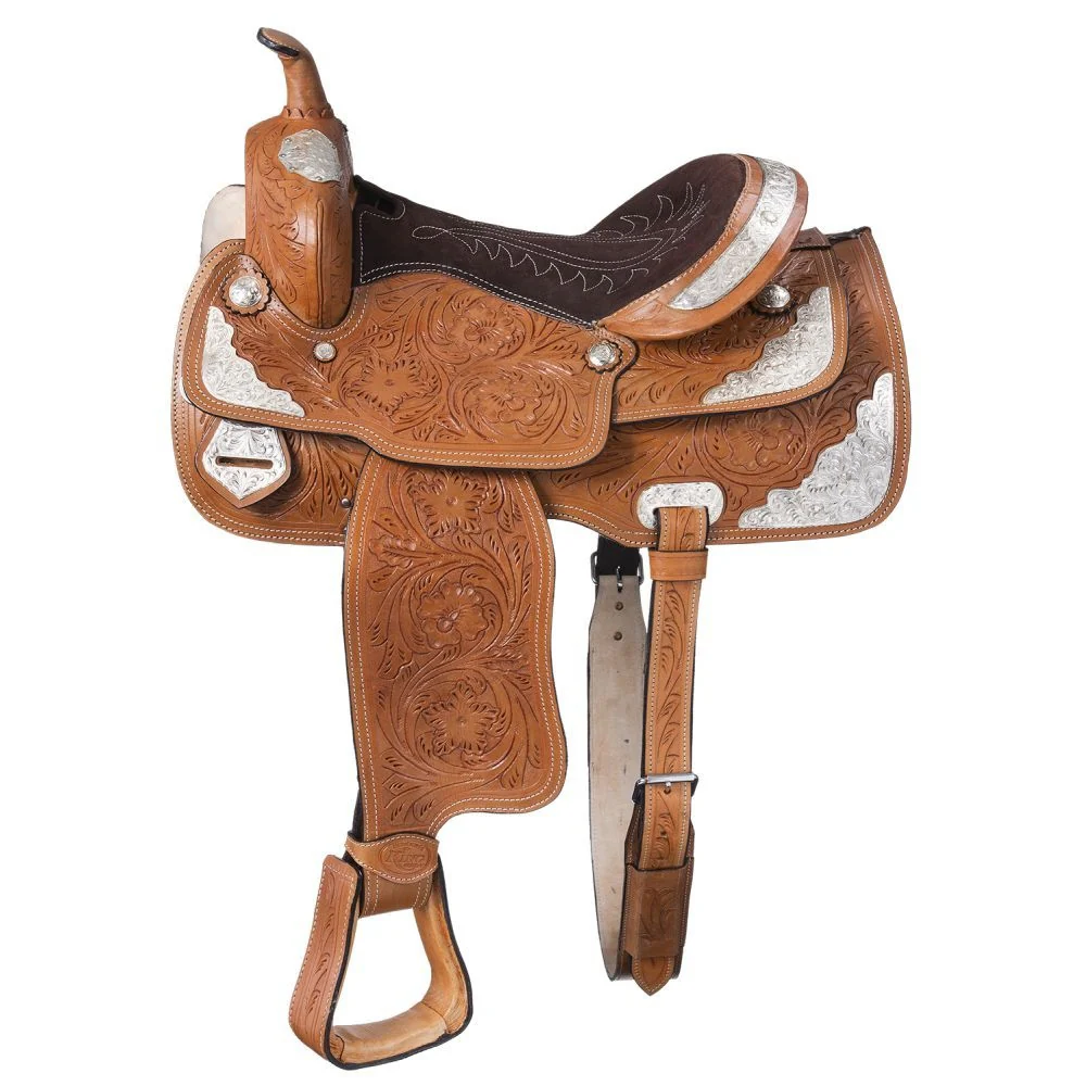 King Series McCoy Trail Saddle with Silver - Image 3