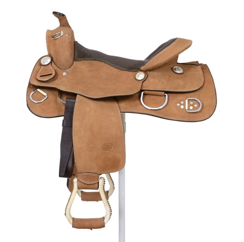 King Series Roughout Trainer Saddle - Image 2