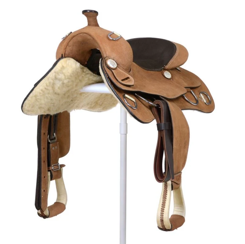 King Series Roughout Trainer Saddle - Image 22