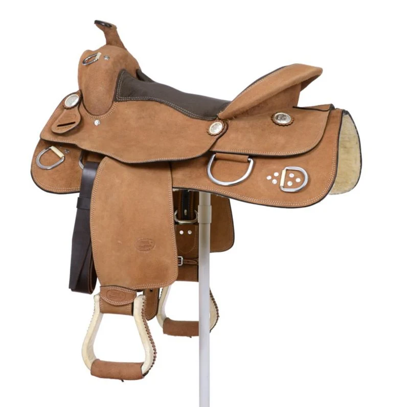 King Series Roughout Trainer Saddle - Image 3