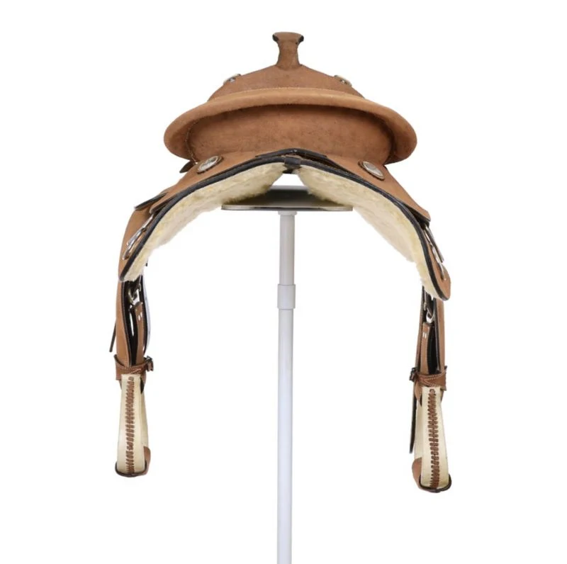 King Series Roughout Trainer Saddle - Image 8