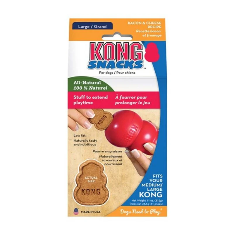 KONG Stuff N Snacks Bacon/Cheese Dog Treat - Image 2