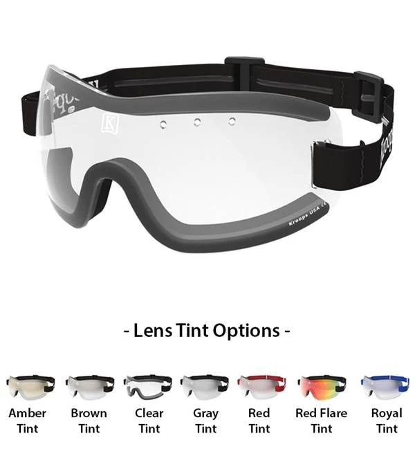 Kroops 13-Five Goggles One Size Gray Tint/Black - Image 3