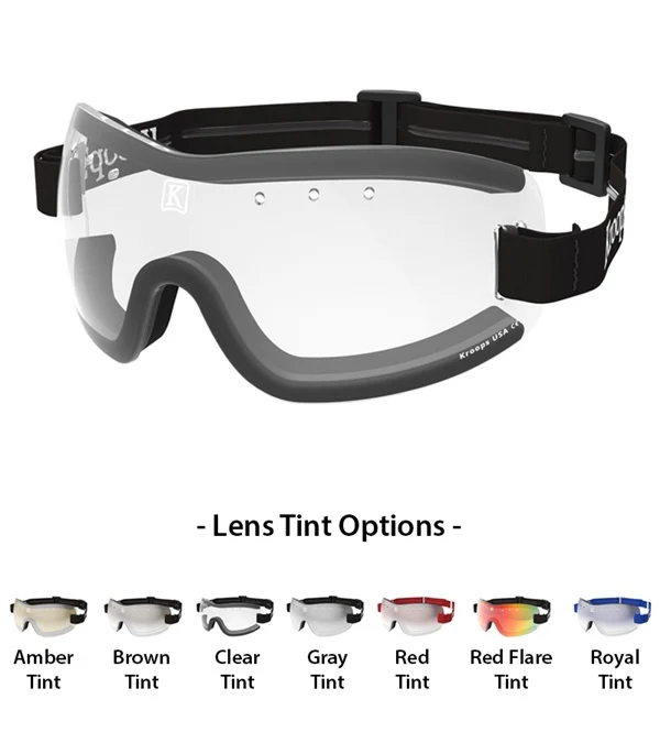 Kroops 13-Five Goggles One Size Gray Tint/Black - Image 4