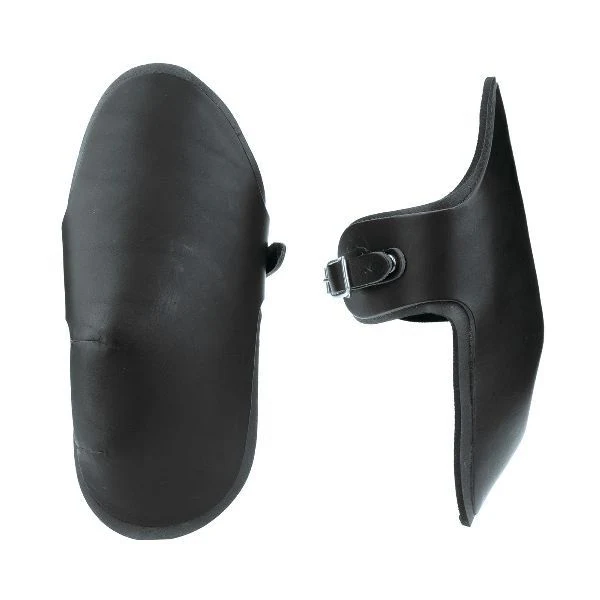 Leather Knee Boots - Long Small Black
