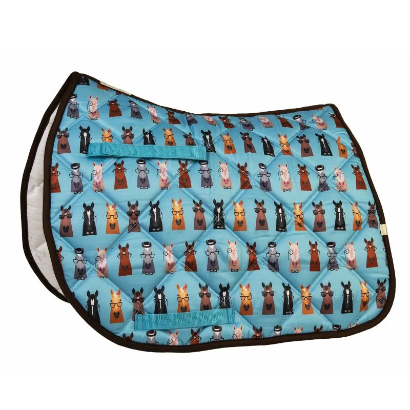 Lettia Embroidered Hipster Horses All Purpose Pad