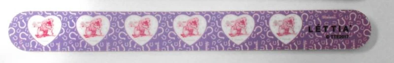 Lettia Thelwell Fall Emery Board Nail FileBk/Wh - Image 4