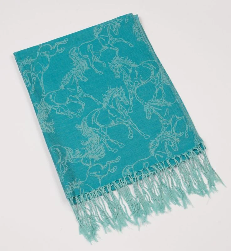 Lila Blakelee Reversible Hrs Pashmina Scarf Purple - Image 2