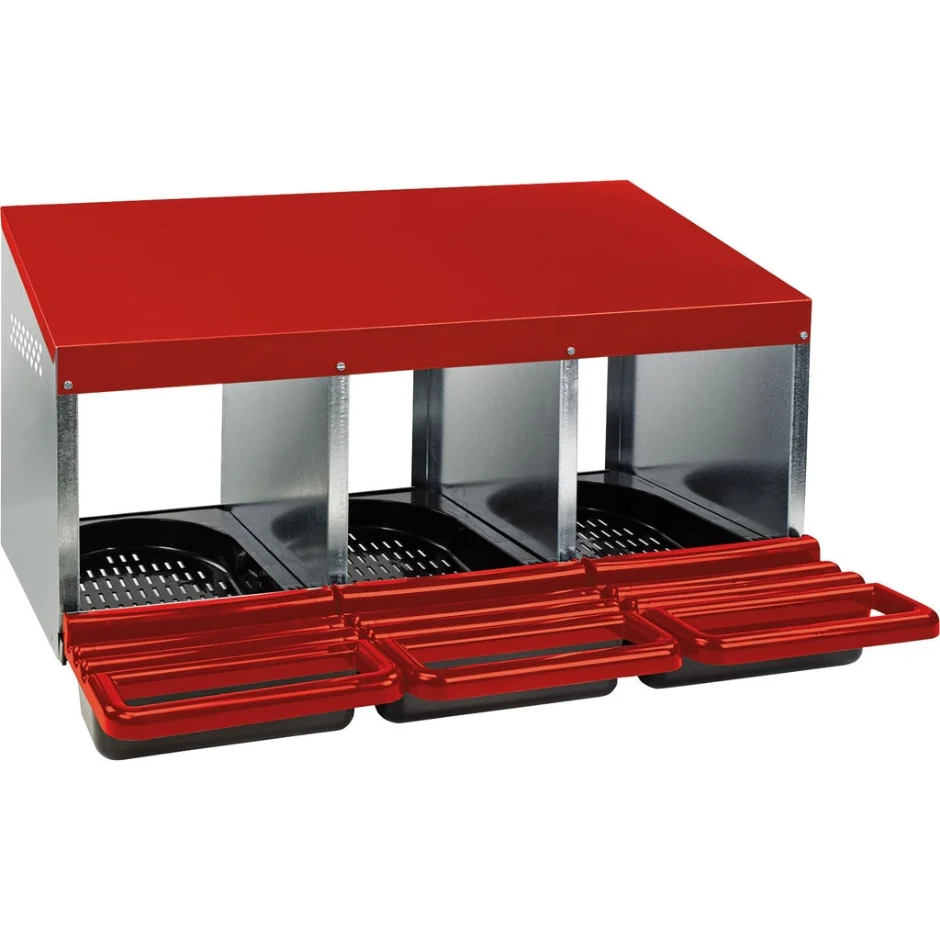 Little Giant Galvanized Nesting Box With Plastic Basket - Image 2