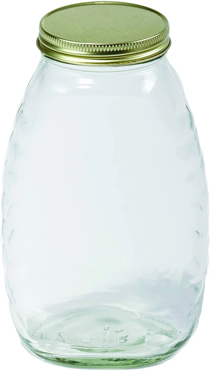 Little Giant Glass Honey Jar Lids 16Oz/12Pak - Image 2