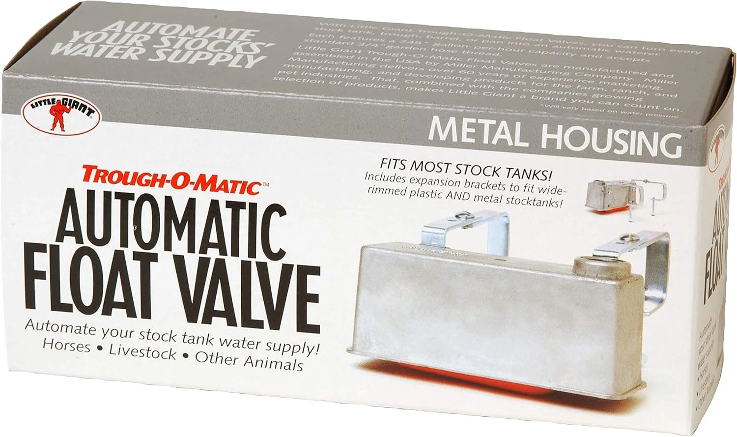 Little Giant Metal Trough-O-Matic with Expansion Brackets - Image 2