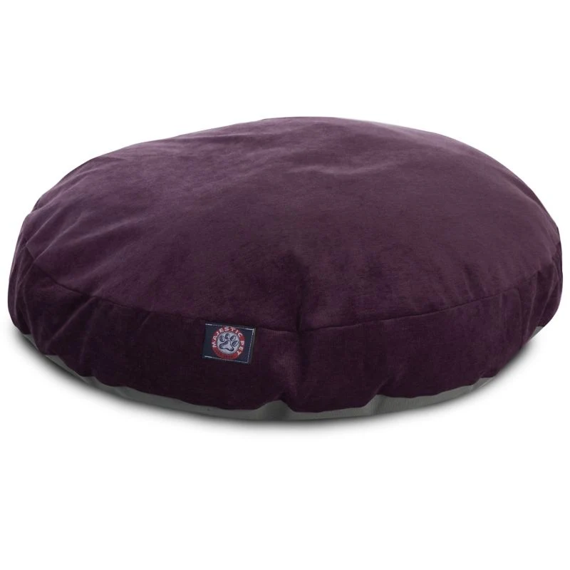 Majestic Pet Aubergine Villa Round Pet Bed