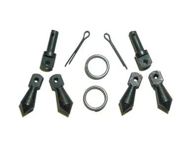 Metalab Black Jingle Bobs Key Ringsand Pins Brn