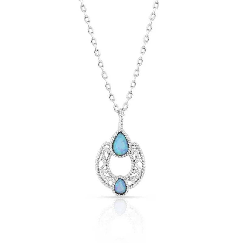 Montana Silversmiths Roped In Horseshoe Necklace