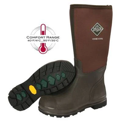 Muck Boot Chore Cool Hi Boot Boot M12/W13 Brown - Image 2
