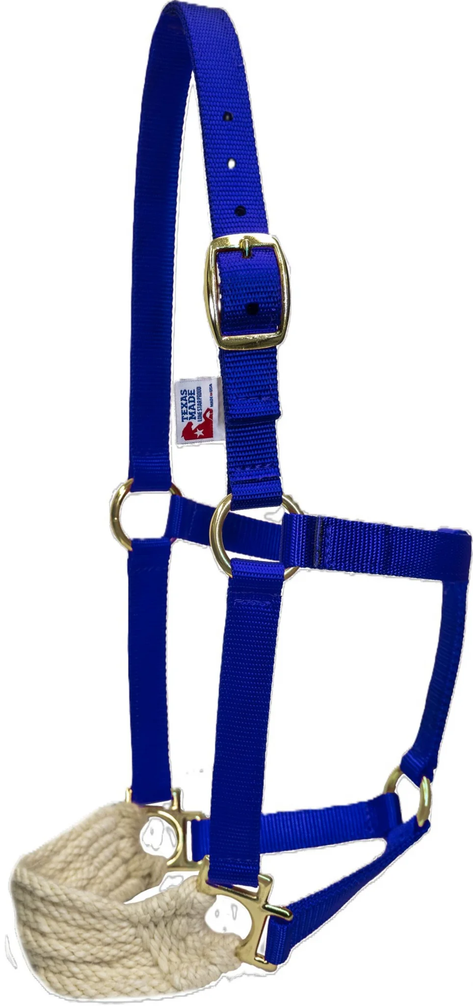 Mustang Nylon Halter with Mohair Bronc Nose - Image 2