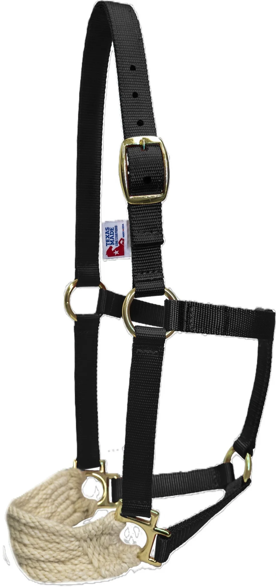 Mustang Nylon Halter with Mohair Bronc Nose - Image 4