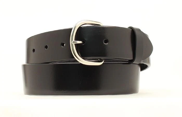 Nocona Mens Hired Hand Plain Belt 32 Black