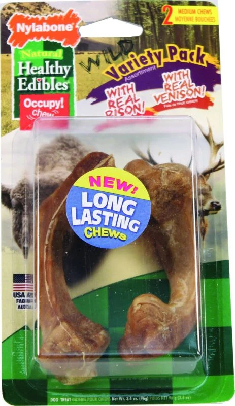 Healthy Edibles WILD Venison/Bison Dog Chew - Image 2
