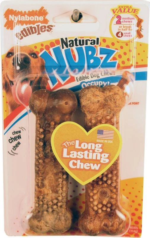 Nylabone Nubz Chicken Flavor SM 4 count - Image 2