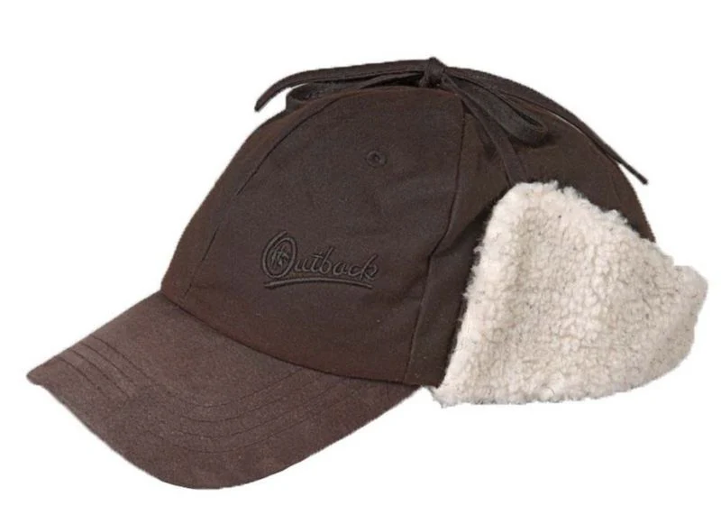Outback Oilskin Mckinley Cap Medium Black - Image 5