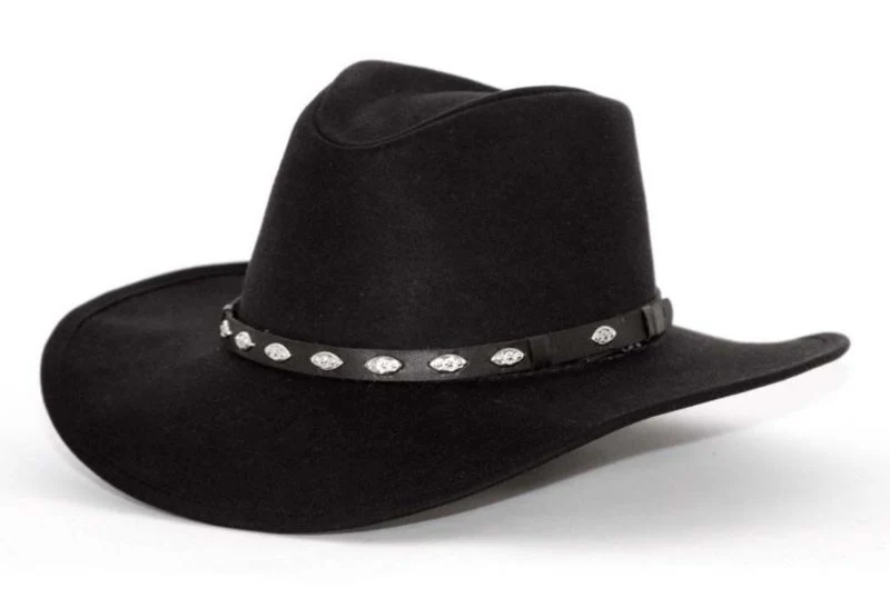 Outback Trading Badlands Oilskin Hat Small Black - Image 7