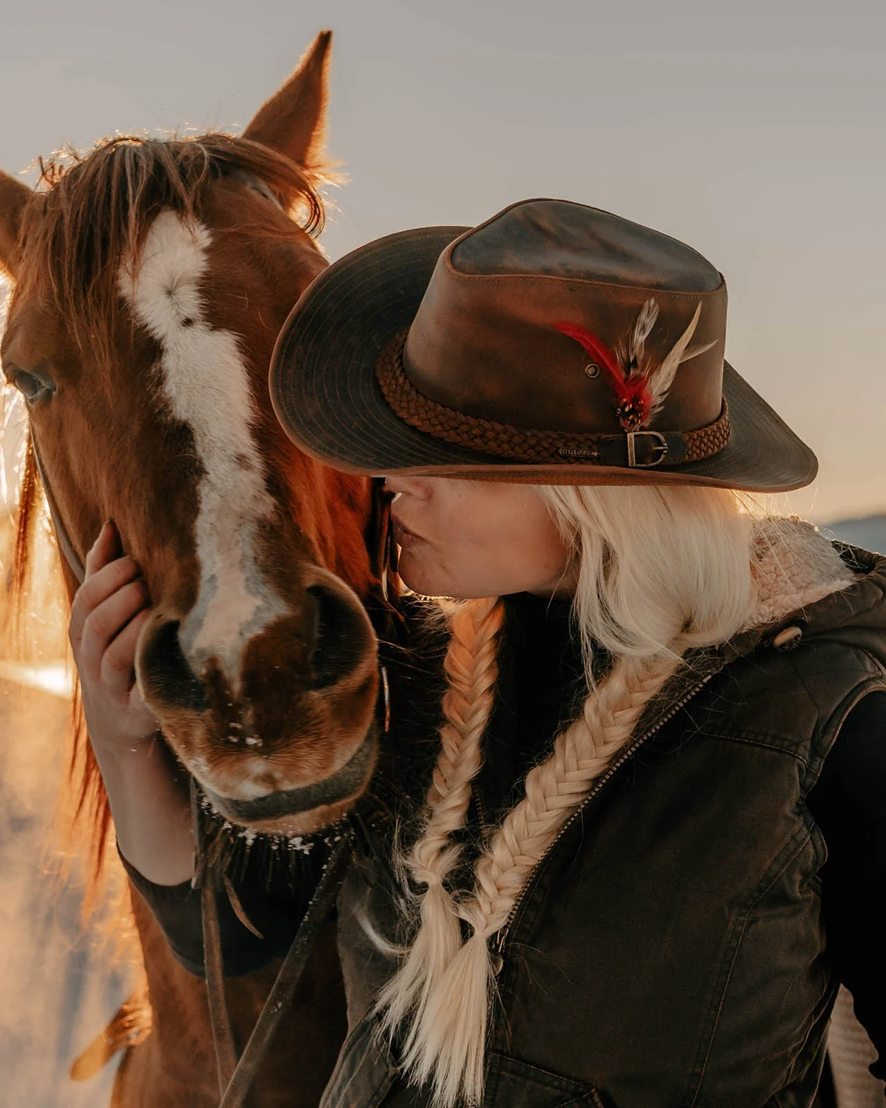 Outback Trading Frontier Forge Leather Hat - Image 2