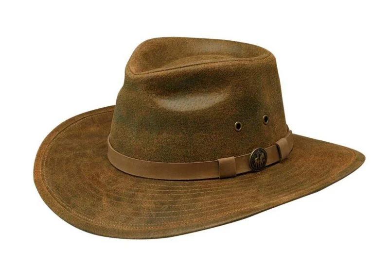 Outback Trading Kodiak Leather Hat S Brown - Image 3