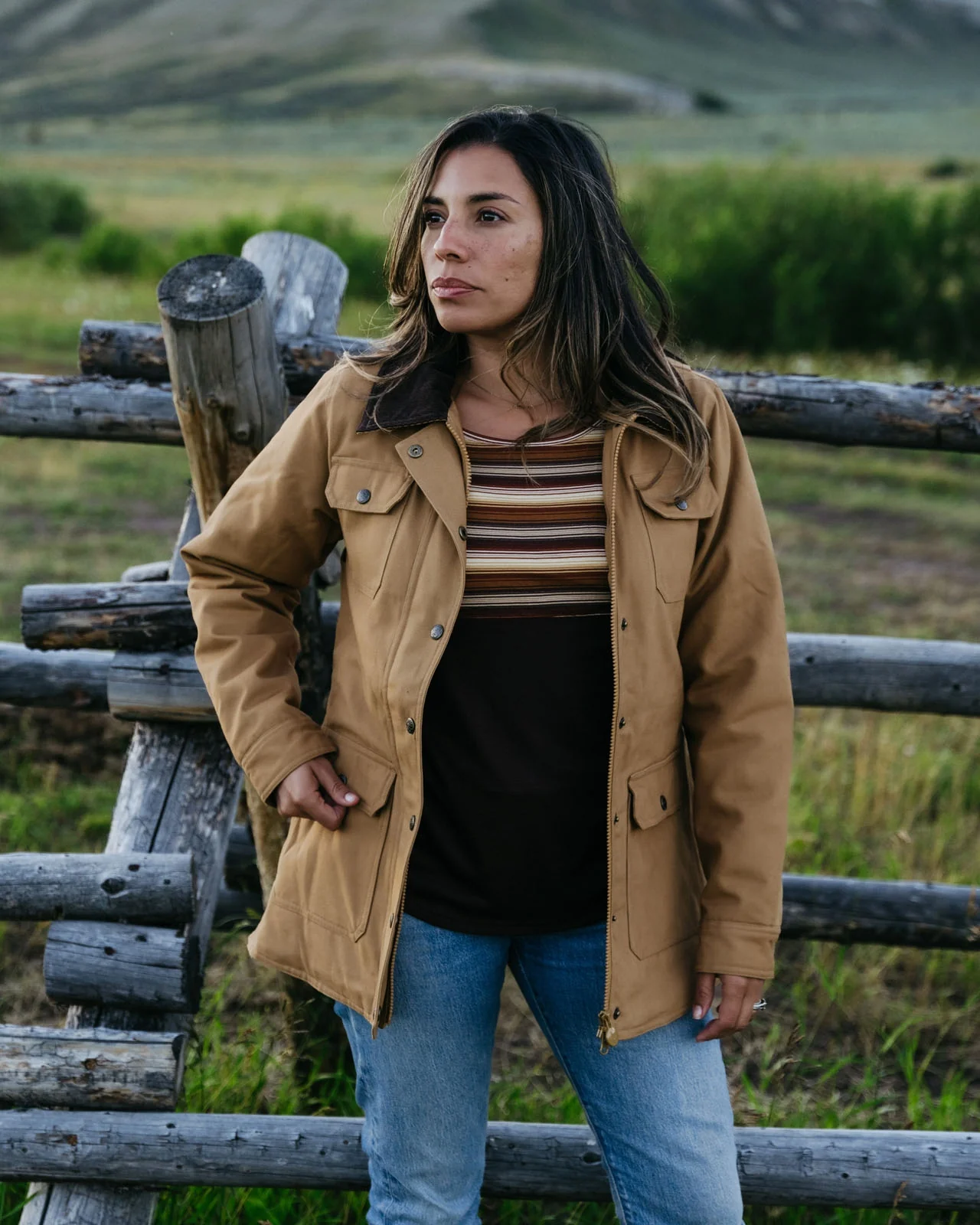 Outback Trading Ladies Canvas Gidley Jacket - Image 5