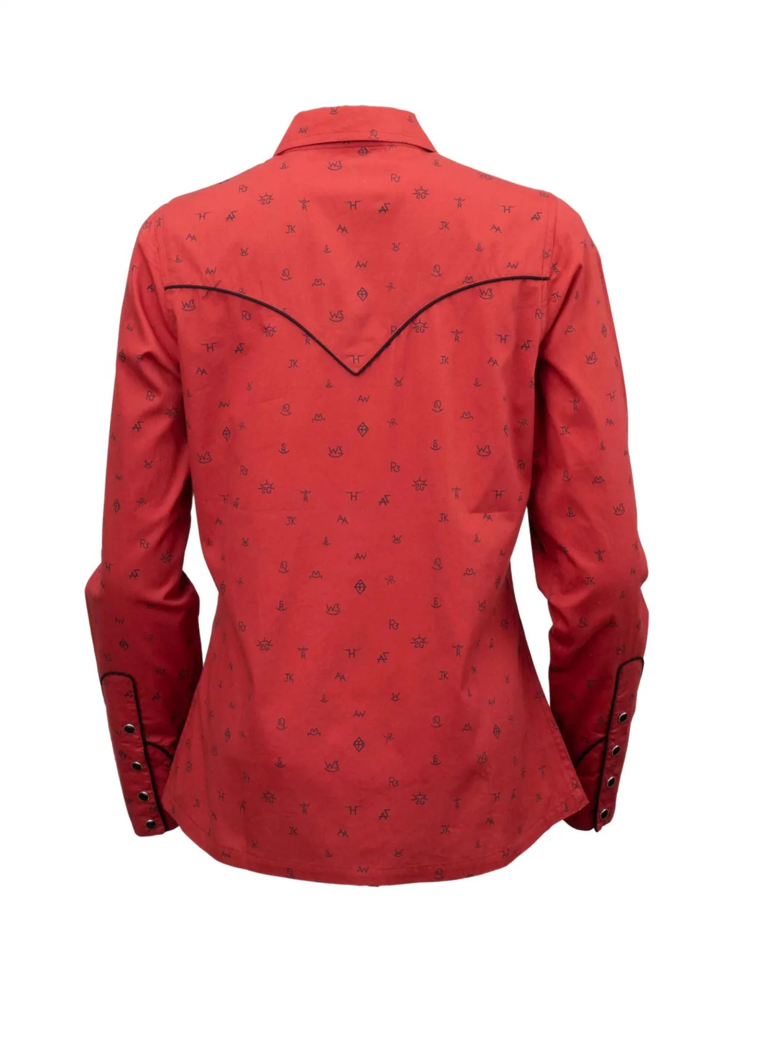 Outback Trading Ladies Cattle Brand Shirt - Image 7