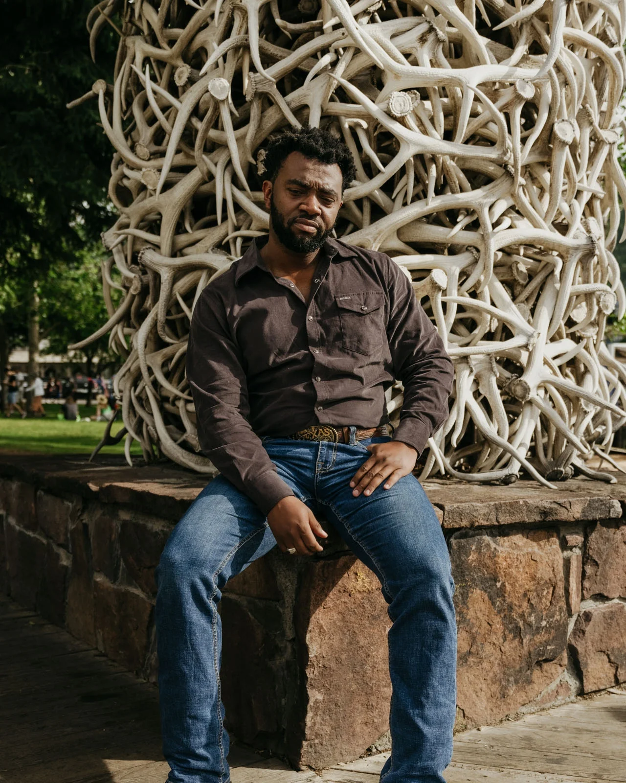 Outback Trading Mens Bryce Cotton Western Shirt - Image 6