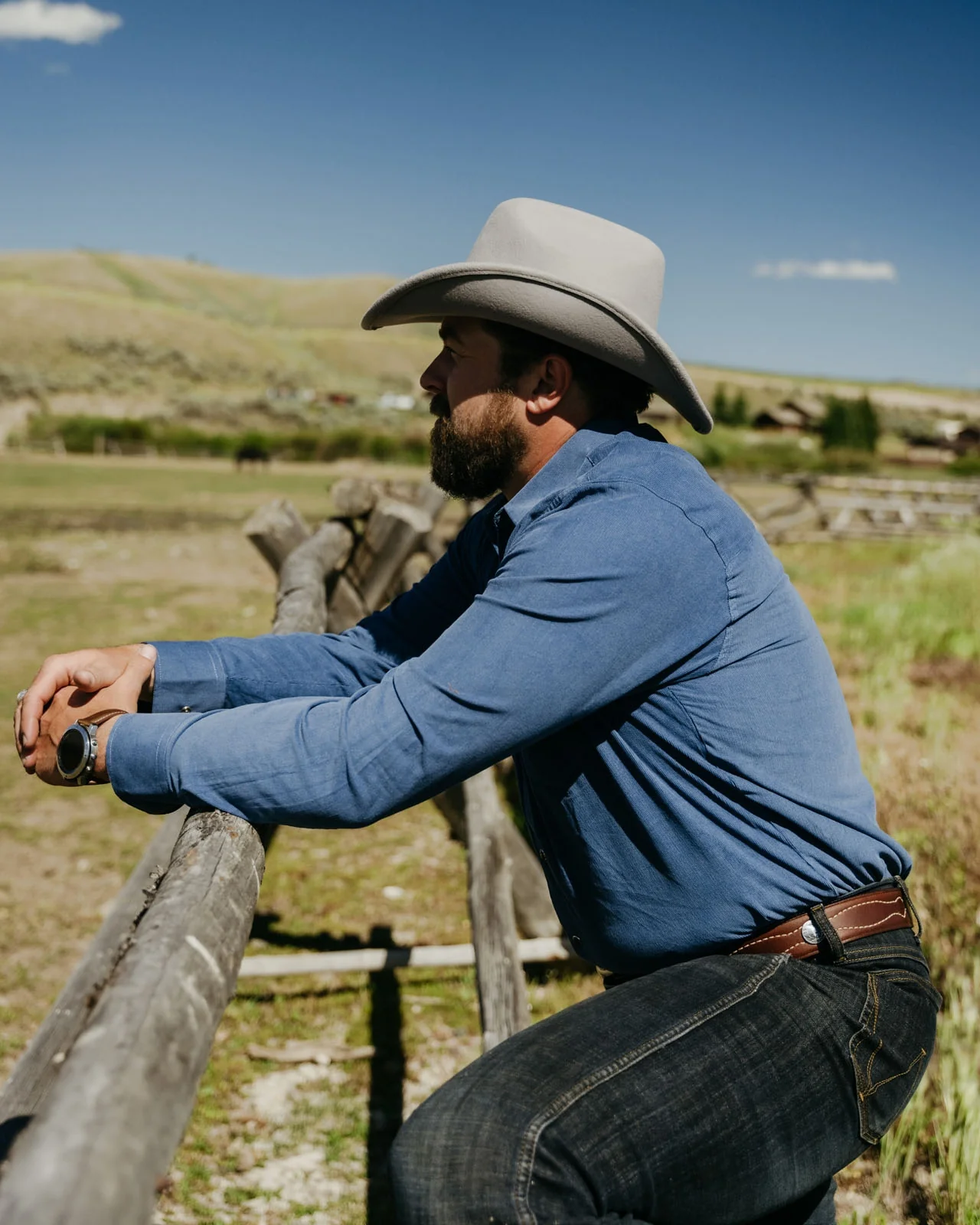 Outback Trading Mens Bryce Cotton Western Shirt - Image 7