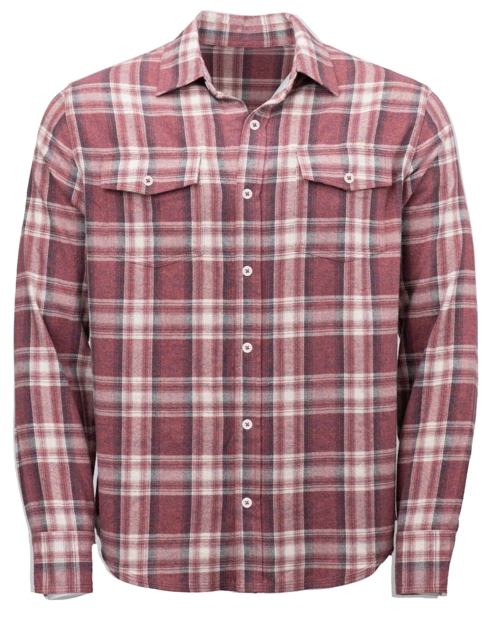 Outback Trading Mens Cotton Plaid Outback Shirt - Image 3