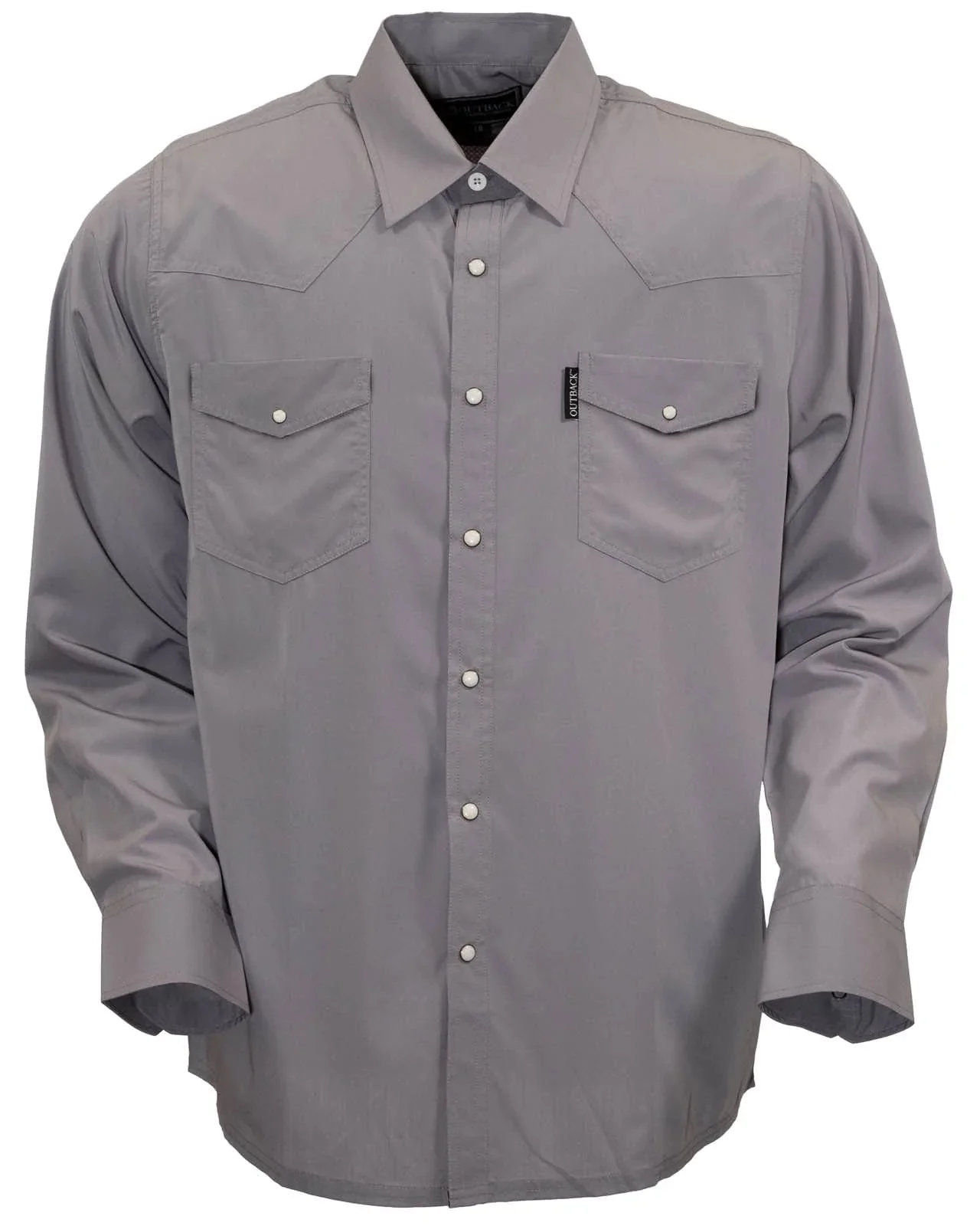 Outback Trading Mens Moab Western Snap Bamboo Shirt - Image 3