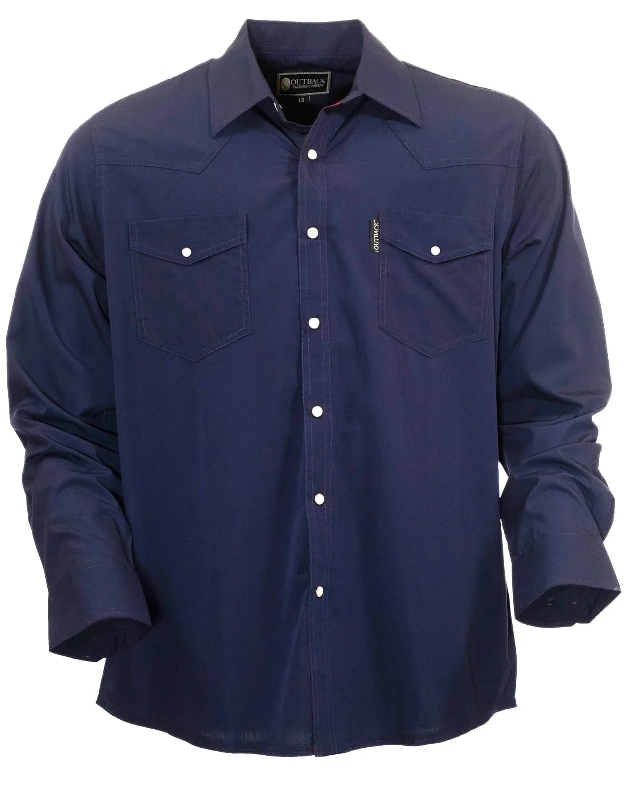 Outback Trading Mens Moab Western Snap Bamboo Shirt - Image 4