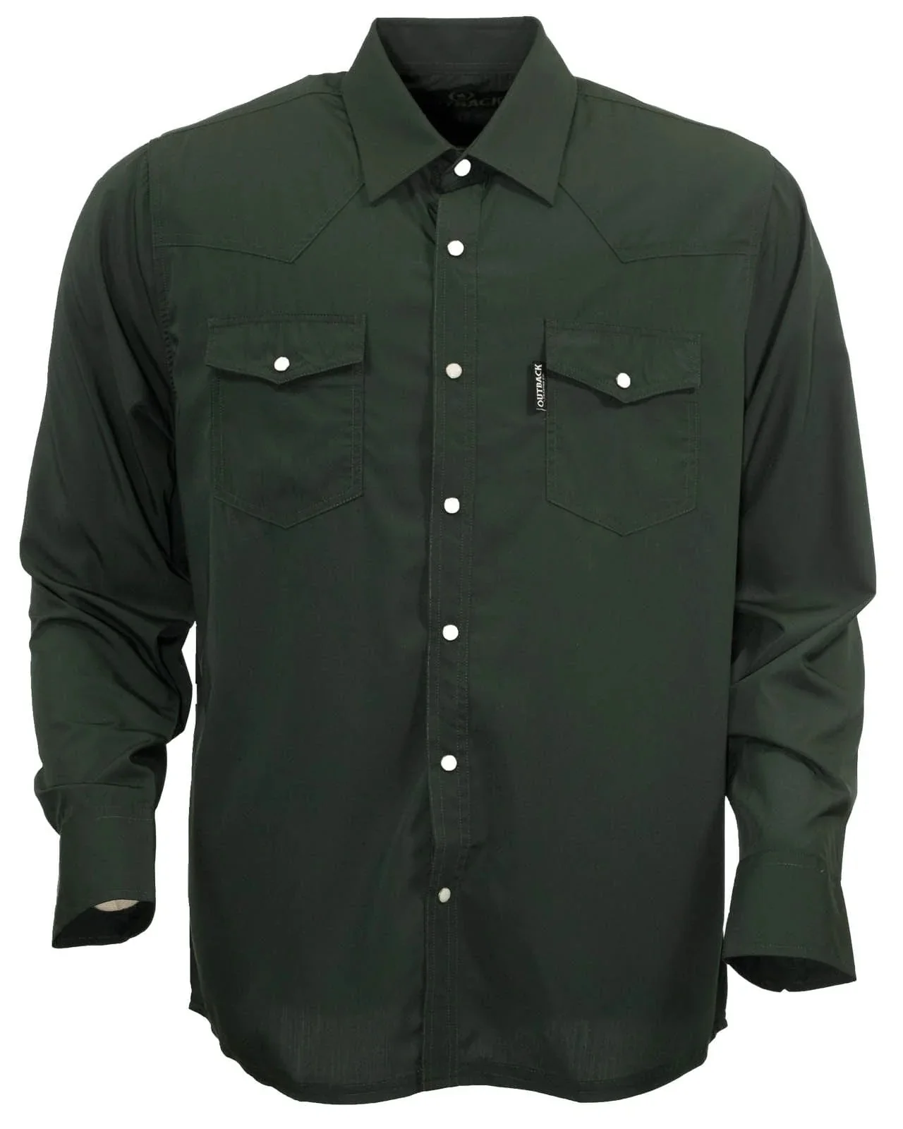 Outback Trading Mens Moab Western Snap Bamboo Shirt - Image 5
