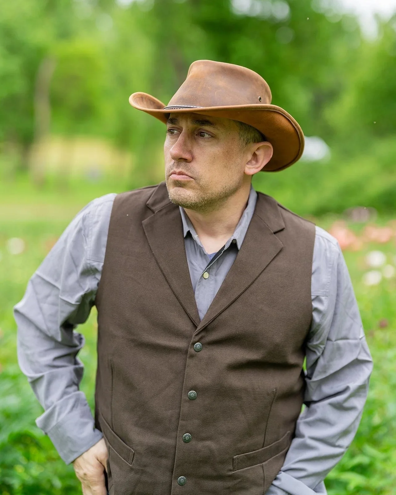Outback Trading Mens Moab Western Snap Bamboo Shirt - Image 8