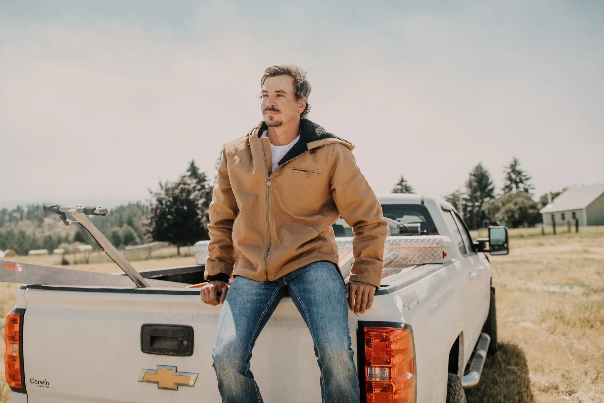 Outback Trading Mens Sawbuck Canvas Hoodie - Image 4